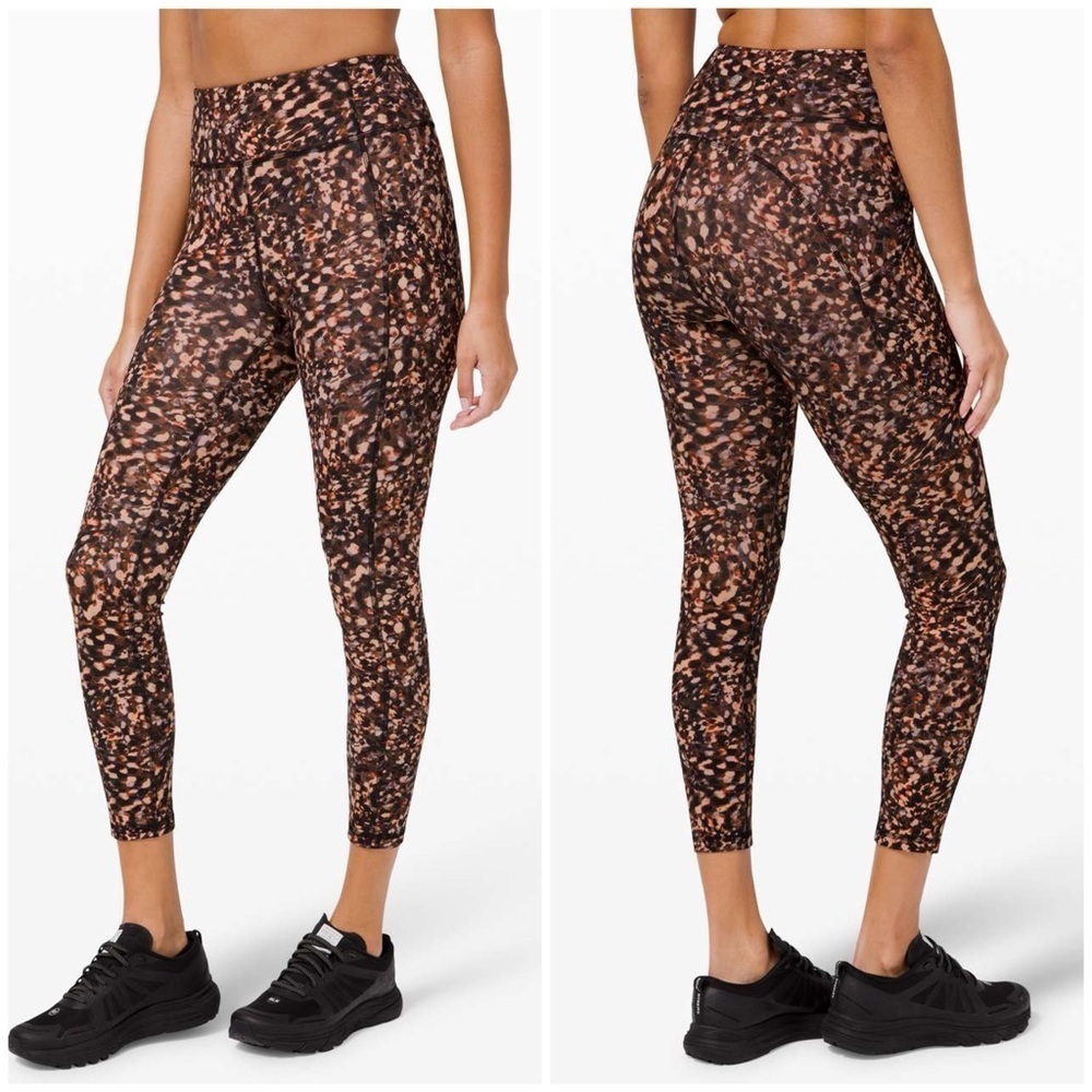 Lululemon Invigorate High-Rise Tight 25" Motion Flux Multi (Size 2)